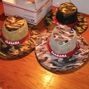 Alabama camouflage sun/fishing hats